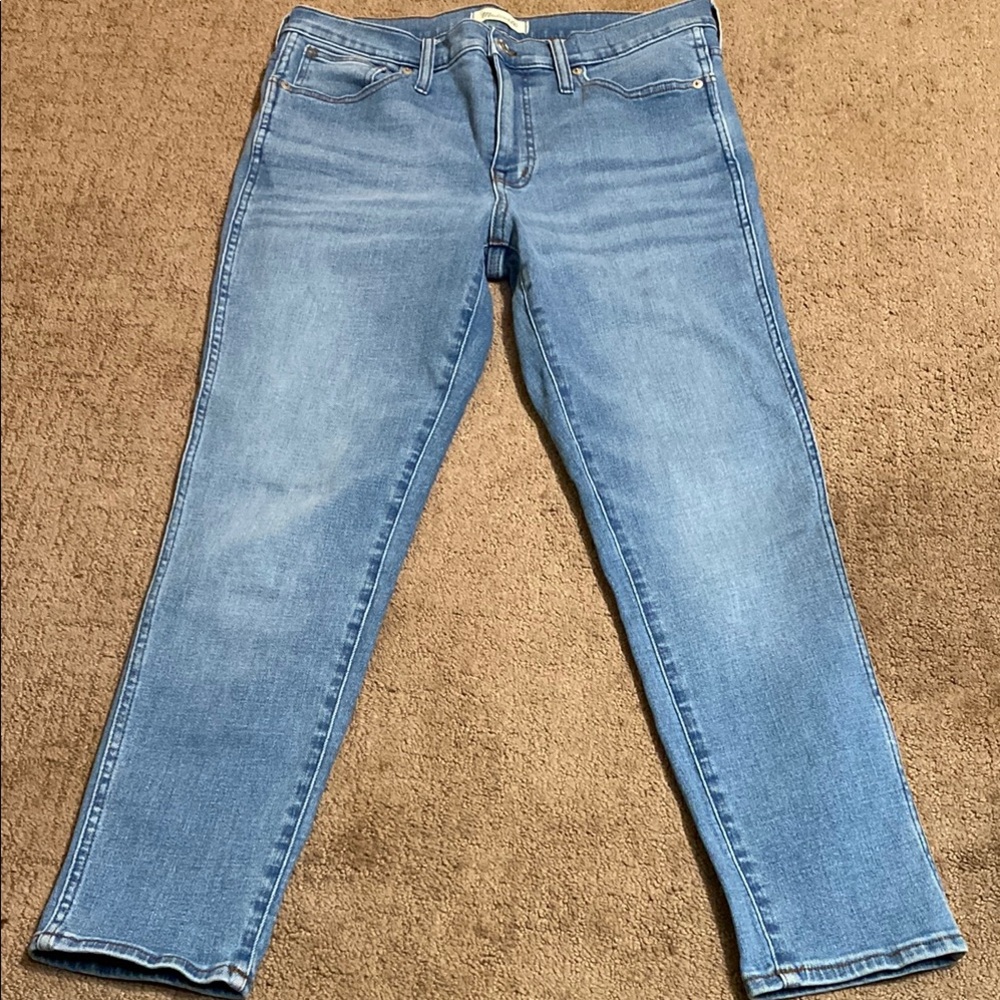 Madewell Women's Straight Leg Jeans - Light Blue